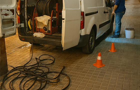 Camión Cuba desatasco