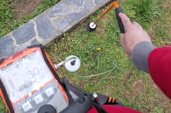 Gas trazador Detección fugas sin obra