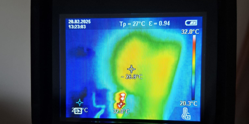 Cámara termográfica - detección de fugas de agua sin romper